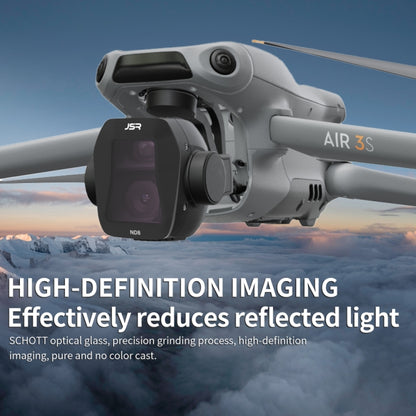 For DJI Air 3S JSR CB Series Drone Lens Filter, Filter:ND8PL by JSR