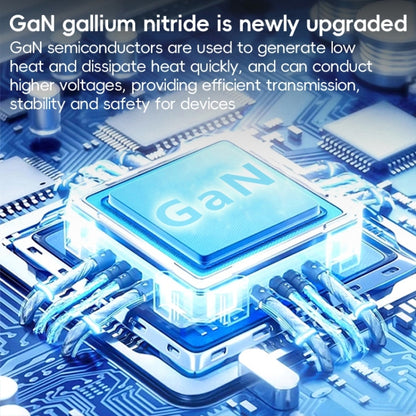 268W GaN 5 Type-C 3 USB Multi Ports Sharing Desktop Charger, Plug:UK Plug(Black) - Multifunction Charger by buy2fix | Online Shopping UK | buy2fix