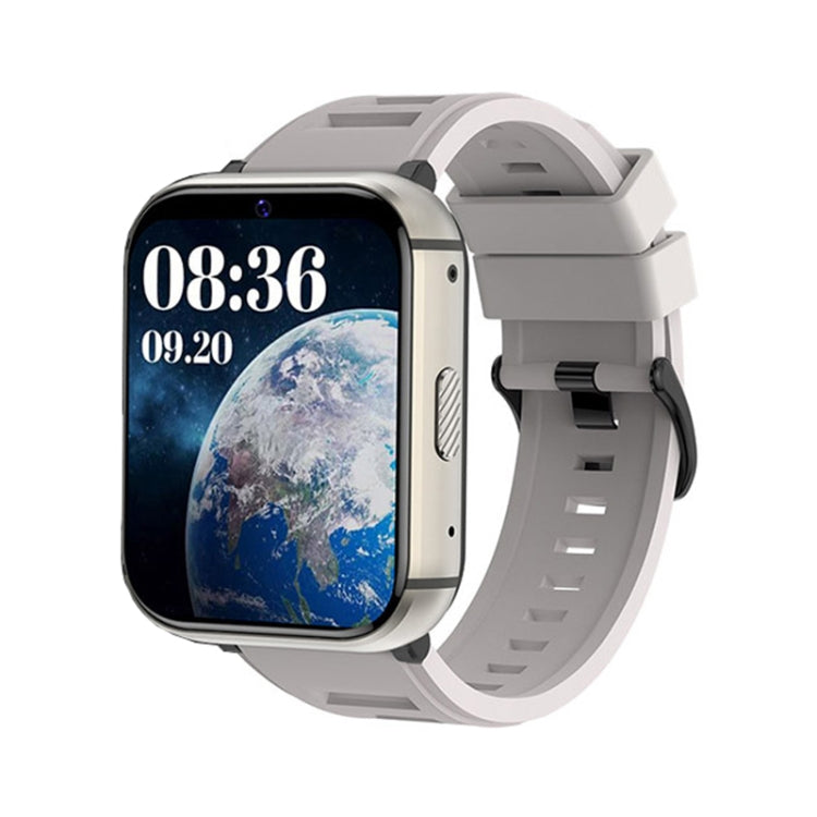 UNIWA DM66 4G Calling Smart Watch, 4GB+64GB, 1.99 inch IPS Screen Android 9.0 Support WiFi GPS(Silver) - Android Watch by UNIWA | Online Shopping UK | buy2fix