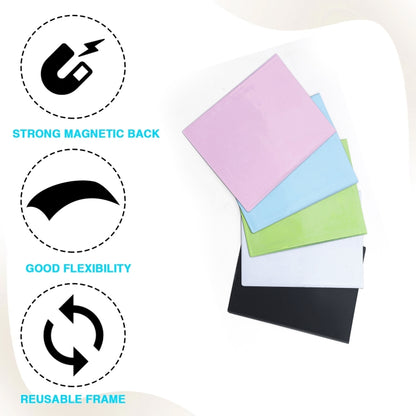 5pcs Magnetic Picture Photo Bag  Album Frame, Size:7 inch(Mixed Colors) -  by buy2fix | Online Shopping UK | buy2fix