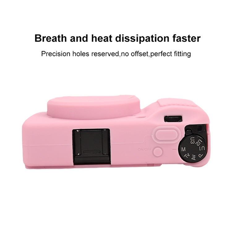 For Ricoh GR III Soft Silicone Protective Case(Pink) - Protective Case by buy2fix | Online Shopping UK | buy2fix