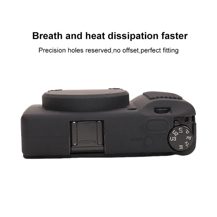 For Ricoh GR III Soft Silicone Protective Case(Black) - Protective Case by buy2fix | Online Shopping UK | buy2fix