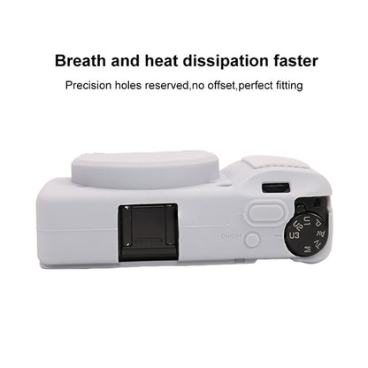 For Ricoh GR III Soft Silicone Protective Case(Grey) - Protective Case by buy2fix | Online Shopping UK | buy2fix