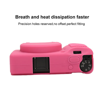 For Ricoh GR III Soft Silicone Protective Case(Rose Red) - Protective Case by buy2fix | Online Shopping UK | buy2fix