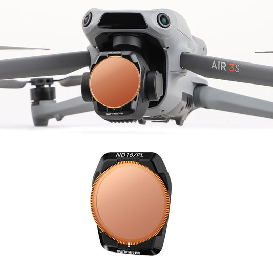For DJI Air 3S Sunnylife Camera Lens Filter, Filter:ND16PL by Sunnylife