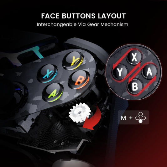 GameSir T3 Pro Nine-Tailed Fox Wireless Bluetooth Game Controller Set - Controller Gamepad by GameSir | Online Shopping UK | buy2fix