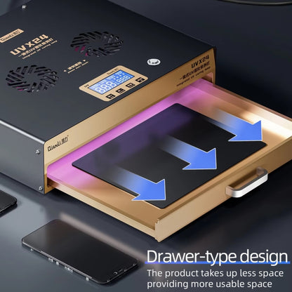 Qianli UVX24 16 inch Powerful Integrated UV Curing Lamp Box, Plug:EU Plug - Others by QIANLI | Online Shopping UK | buy2fix
