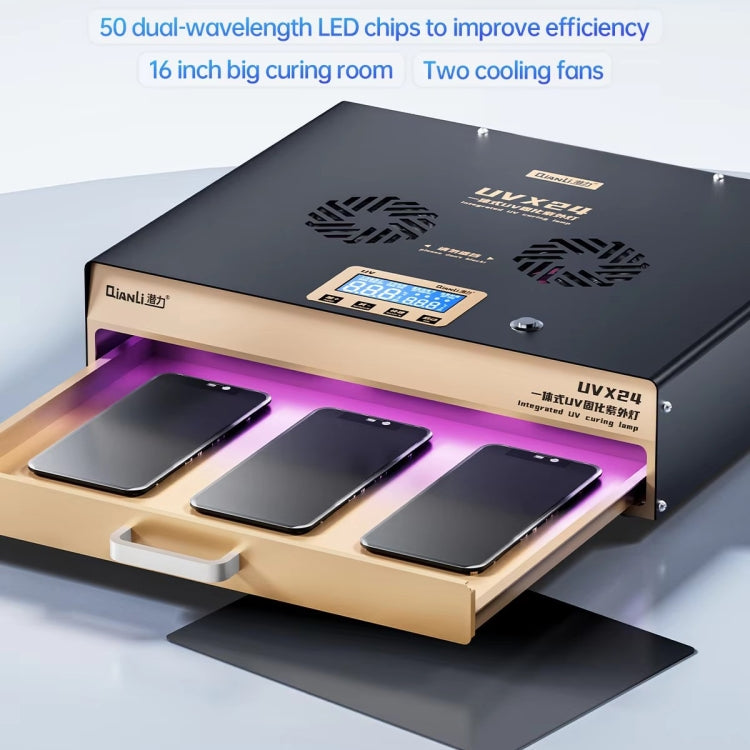 Qianli UVX24 16 inch Powerful Integrated UV Curing Lamp Box, Plug:UK Plug - Others by QIANLI | Online Shopping UK | buy2fix