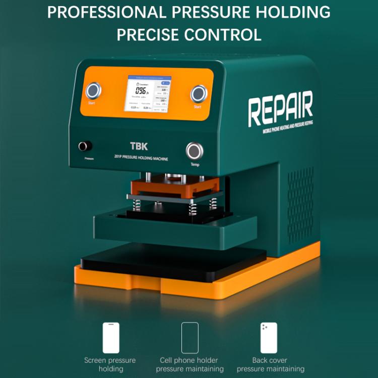 TBK 201P Frame / Screen / Back Cover Pressure Holding Machine with Built-in Vacuum Pump, Plug:US Plug by TBK