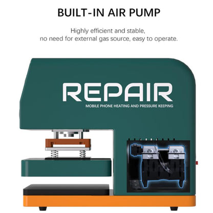 TBK 201P Frame / Screen / Back Cover Pressure Holding Machine with Built-in Vacuum Pump, Plug:UK Plug by TBK