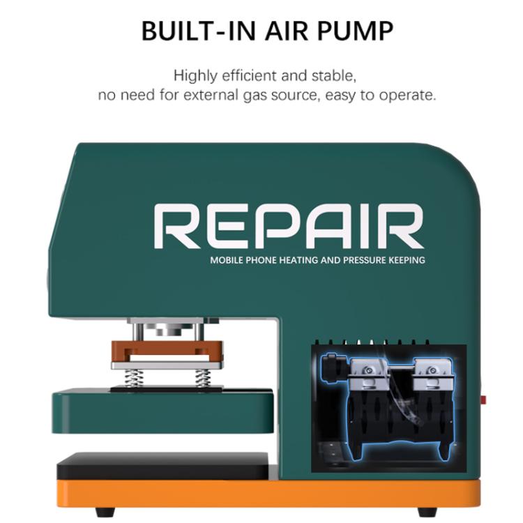 TBK 201P Frame / Screen / Back Cover Pressure Holding Machine with Built-in Vacuum Pump, Plug:EU Plug by TBK