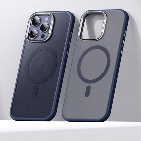 For iPhone 15 Pro SULADA Light Sand MagSafe Magnetic PC Hybrid TPU Phone Case(Blue) - iPhone 15 Pro Cases by SULADA | Online Shopping UK | buy2fix