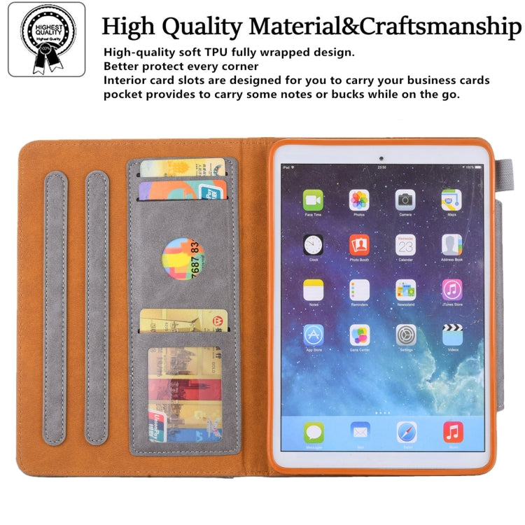 For iPad mini 6 / mini 2024 Hardware Buckle Smart Leather Tablet Case(Grey) - iPad mini 2024 Cases by buy2fix | Online Shopping UK | buy2fix