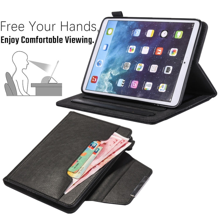 For iPad mini 6 / mini 2024 Hardware Buckle Smart Leather Tablet Case(Black) - iPad mini 2024 Cases by buy2fix | Online Shopping UK | buy2fix
