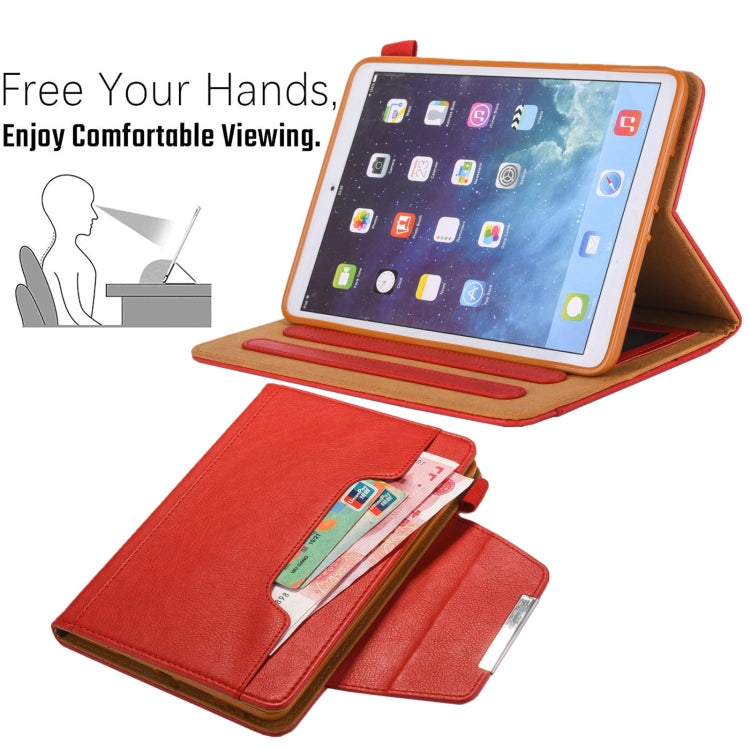 For iPad mini 6 / mini 2024 Hardware Buckle Smart Leather Tablet Case(Red) - iPad mini 2024 Cases by buy2fix | Online Shopping UK | buy2fix