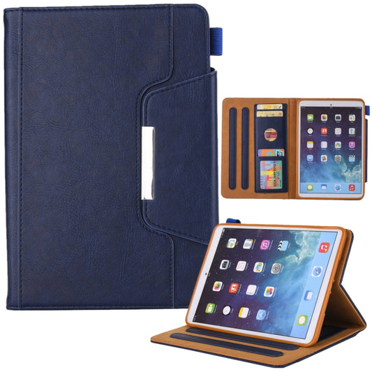 For iPad mini 6 / mini 2024 Hardware Buckle Smart Leather Tablet Case(Royal Blue) - iPad mini 2024 Cases by buy2fix | Online Shopping UK | buy2fix