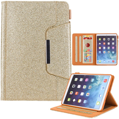 For iPad mini 6 / mini 2024 Hardware Buckle Smart Leather Tablet Case(Glitter Gold) - iPad mini 2024 Cases by buy2fix | Online Shopping UK | buy2fix