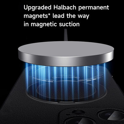 For iPhone 15 SULADA Top Grain Leather MagSafe Magnetic Holder Phone Case(Blue) - iPhone 15 Cases by SULADA | Online Shopping UK | buy2fix