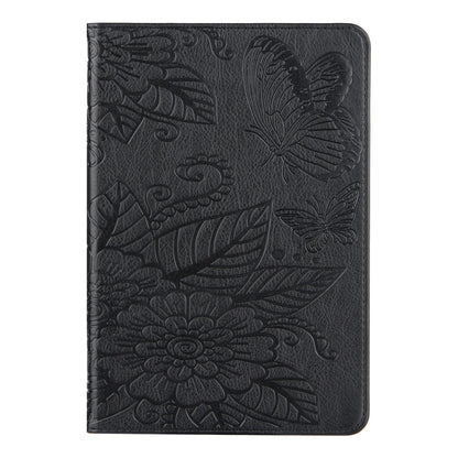 For iPad mini 6 / mini 2024 Butterfly Love Flower Embossed Leather Smart Tablet Case(Black) - iPad mini 2024 Cases by buy2fix | Online Shopping UK | buy2fix