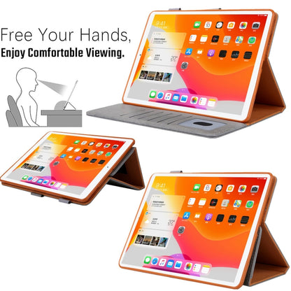 For iPad mini 6 / mini 2024 Hardware Buckle Deformation Holder Smart Leather Tablet Case(Grey) - iPad mini 2024 Cases by buy2fix | Online Shopping UK | buy2fix