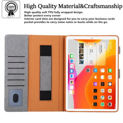 For iPad mini 6 / mini 2024 Hardware Buckle Deformation Holder Smart Leather Tablet Case(Grey) - iPad mini 2024 Cases by buy2fix | Online Shopping UK | buy2fix