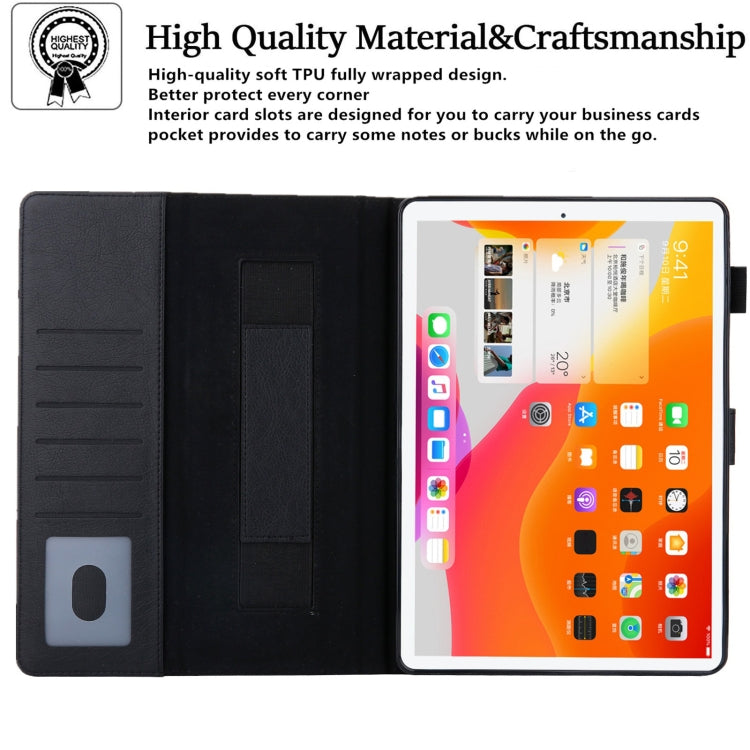 For iPad mini 6 / mini 2024 Hardware Buckle Deformation Holder Smart Leather Tablet Case(Black) - iPad mini 2024 Cases by buy2fix | Online Shopping UK | buy2fix