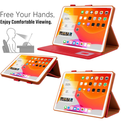 For iPad mini 6 / mini 2024 Hardware Buckle Deformation Holder Smart Leather Tablet Case(Red) - iPad mini 2024 Cases by buy2fix | Online Shopping UK | buy2fix