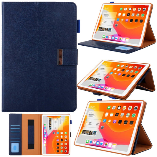 For iPad mini 6 / mini 2024 Hardware Buckle Deformation Holder Smart Leather Tablet Case(Royal Blue) - iPad mini 2024 Cases by buy2fix | Online Shopping UK | buy2fix