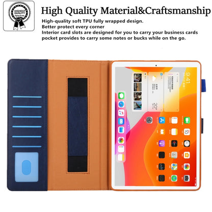 For iPad mini 6 / mini 2024 Hardware Buckle Deformation Holder Smart Leather Tablet Case(Royal Blue) - iPad mini 2024 Cases by buy2fix | Online Shopping UK | buy2fix