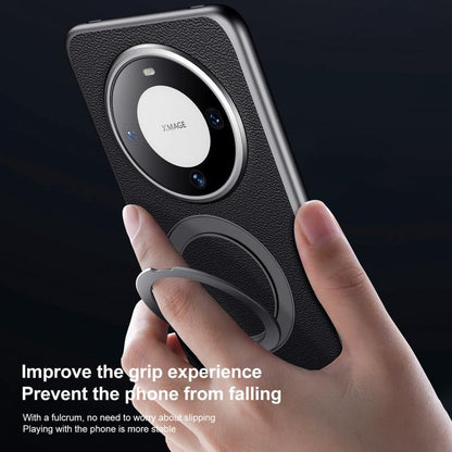 For Huawei Mate 60 Pro / Mate 60 Pro+ SULADA Top Grain Leather MagSafe Magnetic Holder Phone Case(Green) - Huawei Cases by SULADA | Online Shopping UK | buy2fix