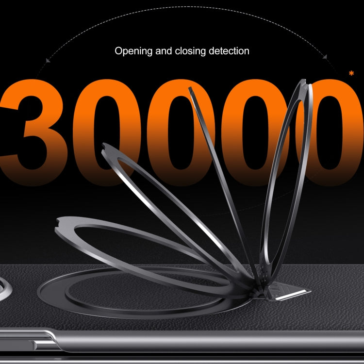 For Huawei Mate X5 / X3 SULADA Top Grain Leather MagSafe Magnetic Holder Phone Case(Purple) - Huawei Cases by SULADA | Online Shopping UK | buy2fix