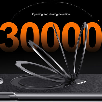 For Huawei Mate X5 / X3 SULADA Top Grain Leather MagSafe Magnetic Holder Phone Case(Blue) - Huawei Cases by SULADA | Online Shopping UK | buy2fix