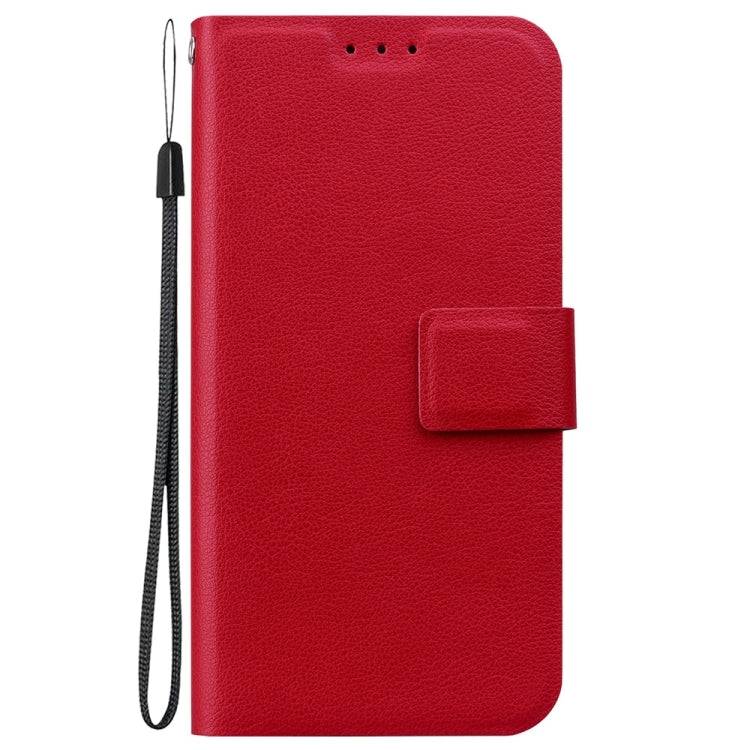 For Samsung Galaxy S25 Ultra 5G Ultra-thin Voltage Magnetic Buckle Leather Phone Case(Red) - Galaxy S25 Ultra 5G Cases by buy2fix | Online Shopping UK | buy2fix