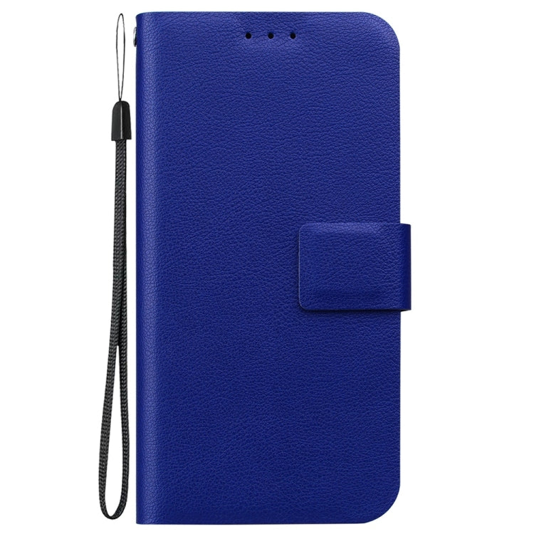 For Samsung Galaxy S25 Ultra 5G Ultra-thin Voltage Magnetic Buckle Leather Phone Case(Blue) - Galaxy S25 Ultra 5G Cases by buy2fix | Online Shopping UK | buy2fix