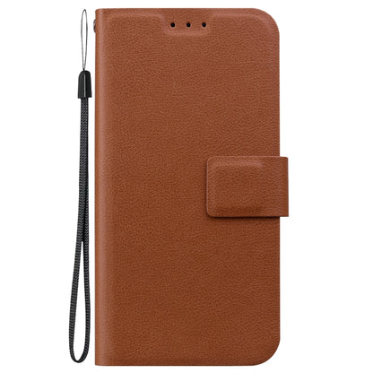 For Samsung Galaxy S25 5G Ultra-thin Voltage Magnetic Buckle Leather Phone Case(Brown) by buy2fix