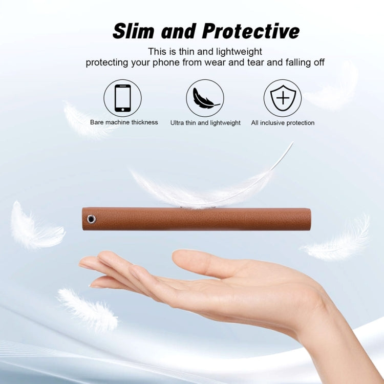 For Samsung Galaxy S25 5G Ultra-thin Voltage Magnetic Buckle Leather Phone Case(Brown) by buy2fix