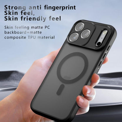 For iPhone 17 Pro Armor MagSafe PC Hybrid TPU Phone Case(Frosted Black) - iPhone 17 Pro Cases by buy2fix | Online Shopping UK | buy2fix