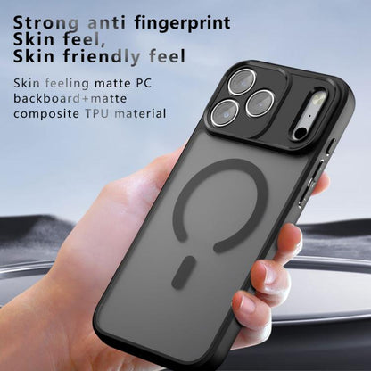 For iPhone 17 Pro C-type Armor MagSafe PC Hybrid TPU Phone Case(Frosted Black) - iPhone 17 Pro Cases by buy2fix | Online Shopping UK | buy2fix