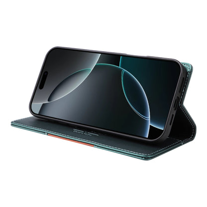 For iPhone 11 Pro GQUTROBE G01 RFID Anti-theft Leather Phone Case(Green) - iPhone 11 Pro Cases by GQUTROBE | Online Shopping UK | buy2fix