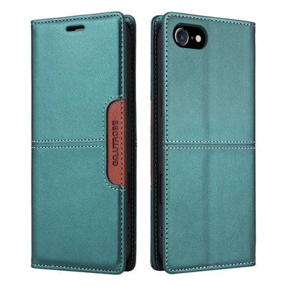For iPhone SE 2022 / SE 2020 / 8 / 7 GQUTROBE G01 RFID Anti-theft Leather Phone Case(Green) - iPhone SE 2022 / 2020 / 8 / 7 Cases by GQUTROBE | Online Shopping UK | buy2fix