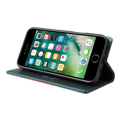 For iPhone SE 2022 / SE 2020 / 8 / 7 GQUTROBE G01 RFID Anti-theft Leather Phone Case(Green) - iPhone SE 2022 / 2020 / 8 / 7 Cases by GQUTROBE | Online Shopping UK | buy2fix