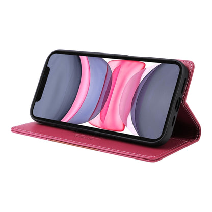 For iPhone 12 GQUTROBE G01 RFID Anti-theft Leather Phone Case(Red) - iPhone 12 / 12 Pro Cases by GQUTROBE | Online Shopping UK | buy2fix