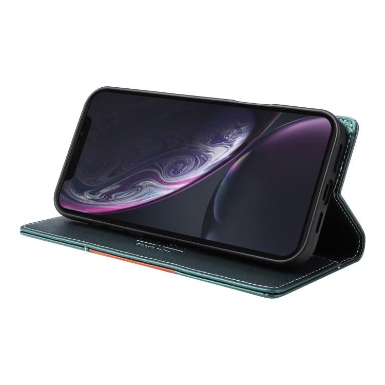 For iPhone XR GQUTROBE G01 RFID Anti-theft Leather Phone Case(Green) - More iPhone Cases by GQUTROBE | Online Shopping UK | buy2fix