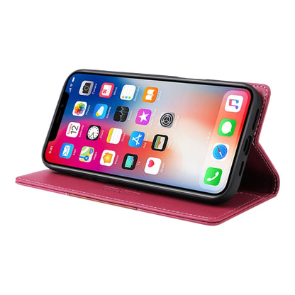 For iPhone XS Max GQUTROBE G01 RFID Anti-theft Leather Phone Case(Red) - More iPhone Cases by GQUTROBE | Online Shopping UK | buy2fix