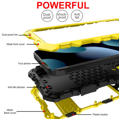 For iPhone 15 Pro R-JUST Life Waterproof Dustproof Shockproof Phone Case(Yellow) - iPhone 15 Pro Cases by R-JUST | Online Shopping UK | buy2fix