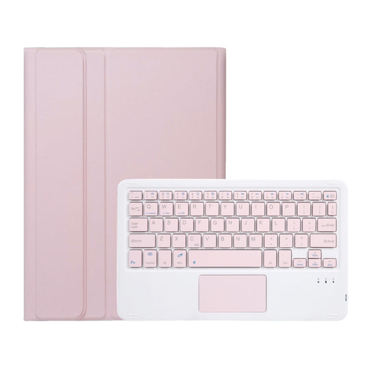 For Xiaomi Pad 7 / 7 Pro 11.2 inch A0N13-A Ultra-thin Detachable Bluetooth Keyboard Leather Tablet Case with Touchpad(Pink White) by buy2fix