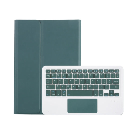 For Xiaomi Pad 8 / 8 Pro / 7 / 7 Pro A0N13-A Ultra-thin Detachable Bluetooth Keyboard Leather Tablet Case with Touchpad(Dark Green)