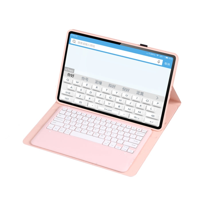 For Xiaomi Pad 6 Max 14 A0N8 Ultra-thin Detachable Bluetooth Keyboard Leather Tablet Case(Pink White) by buy2fix