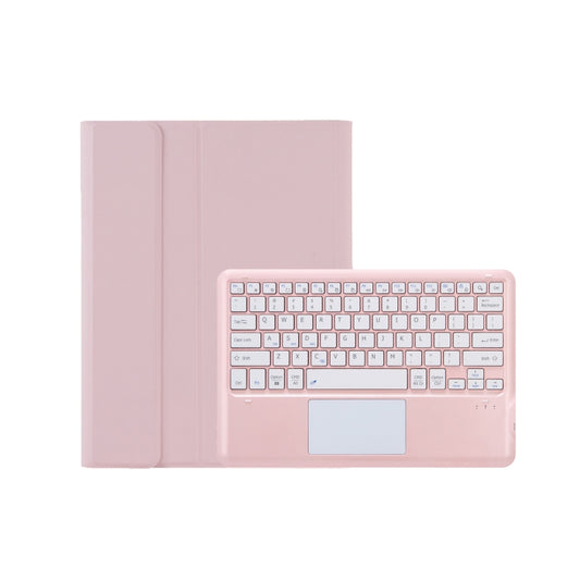 For Xiaomi Pad 6 Max 14 A0N8-A Ultra-thin Detachable Bluetooth Keyboard Leather Tablet Case with Touchpad(Pink White) by buy2fix