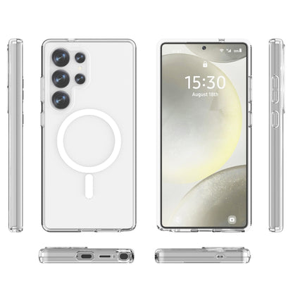 For Samsung Galaxy S25 Ultra 5G Terminator MagSafe Magnetic Phone Case(Transparent) by buy2fix
